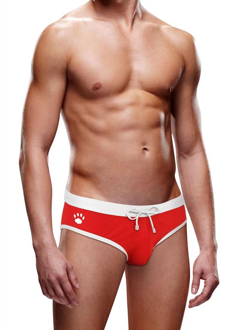 Prowler Swim Brief - Red - Large
