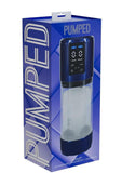 Pumped Ultralift 10 Function Rechargeable Masturbator - Metallic - Blue