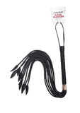 Punishment Braided Tail Flogger - Rose Gold - 9in