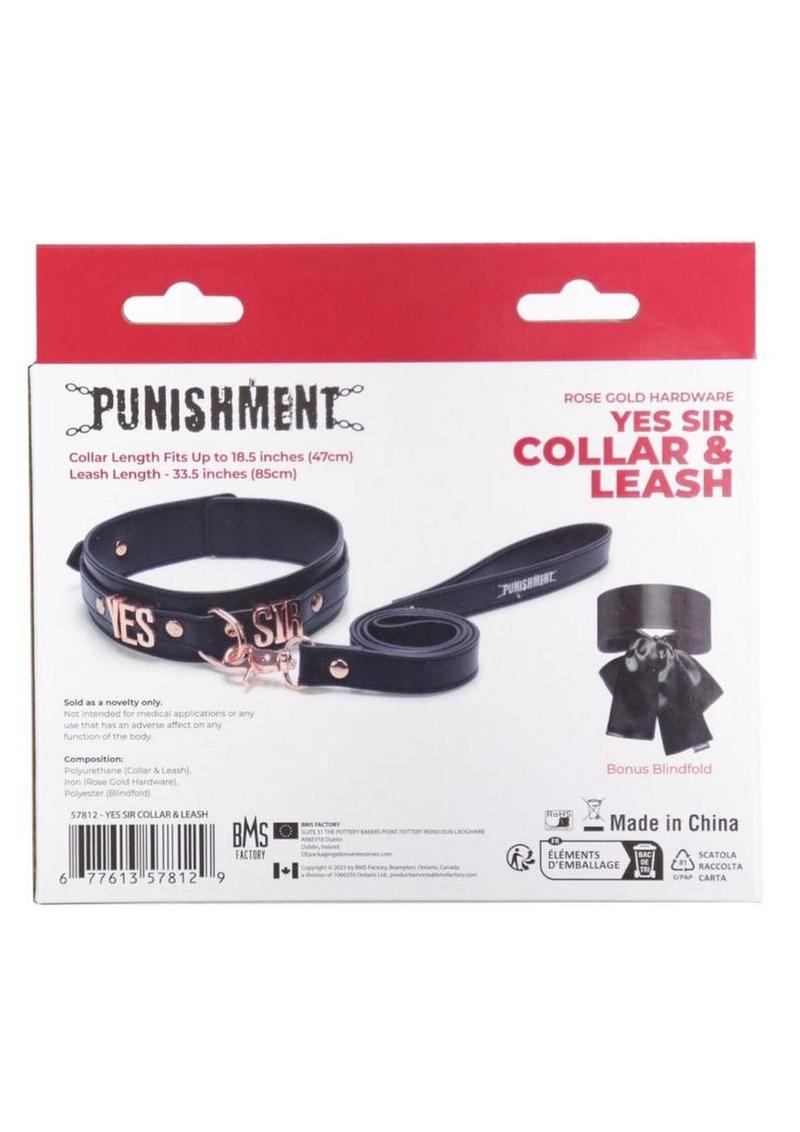 Punishment Yes Sir Collar/Leash