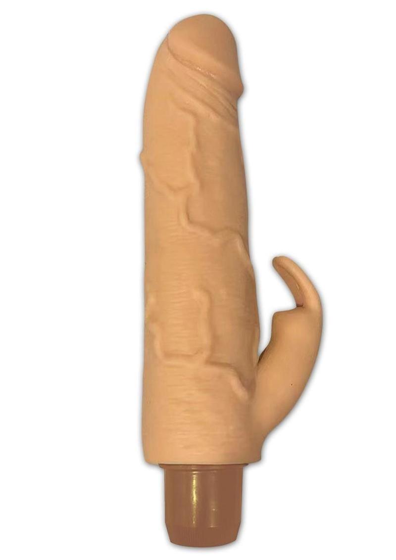 Quick Dick Hit It Vibrating Silicone Dildo - Vanilla