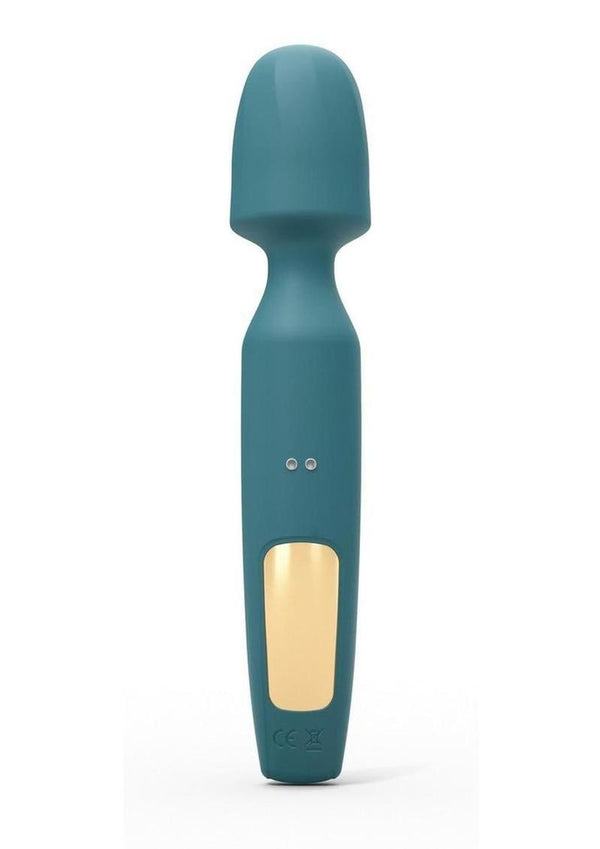 R-Evolution Rechargeable Silicone Rabbit Vibrator - Teal Me - Teal