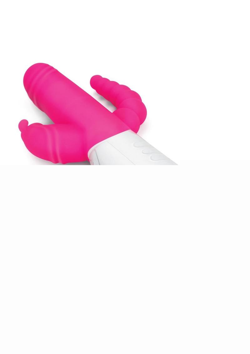 Rabbit Essential Silicone Rechargeable Double Penetration Rabbit Vibrator