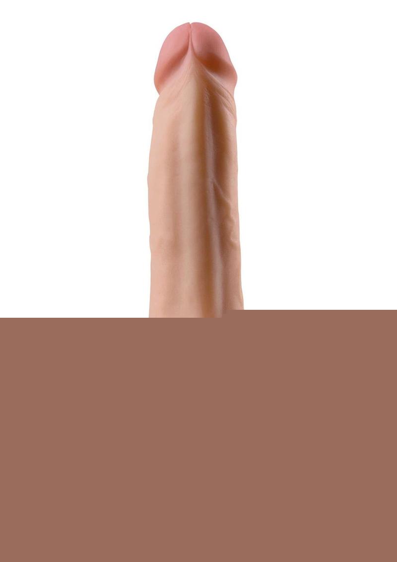 Real Feel Deluxe No. 4 Wallbanger Vibrating Dildo with Balls