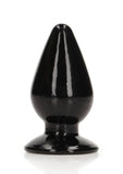 Realrock Crystal Clear Anal Plus - Black/Clear - 3.5in