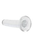 Realrock Crystal Clear Non Realistic Dildo with Suction Cup