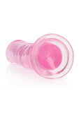 Realrock Crystal Clear Straight No Balls Dildo