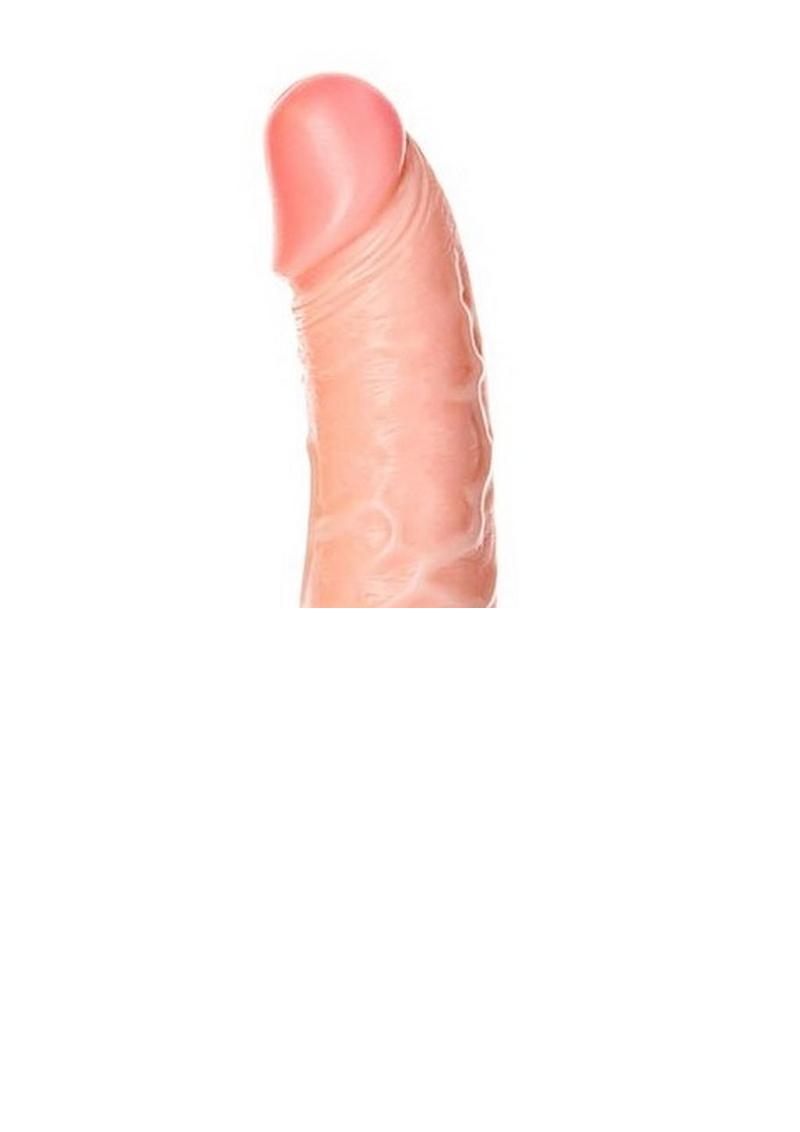 Realrock Curved Realistic Dildo with Balls and Suction Cup