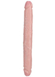 Realrock Realistic Skin Slim Double Ended Dong - Vanilla - 12in