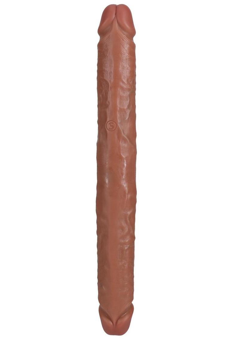 Realrock Realistic Skin Thick Double Ended Dong