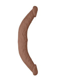 Realrock Skin Realistic Double Dildo - Caramel - 14in