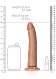 Realrock Slim Realistic Dildo with Suction Cup