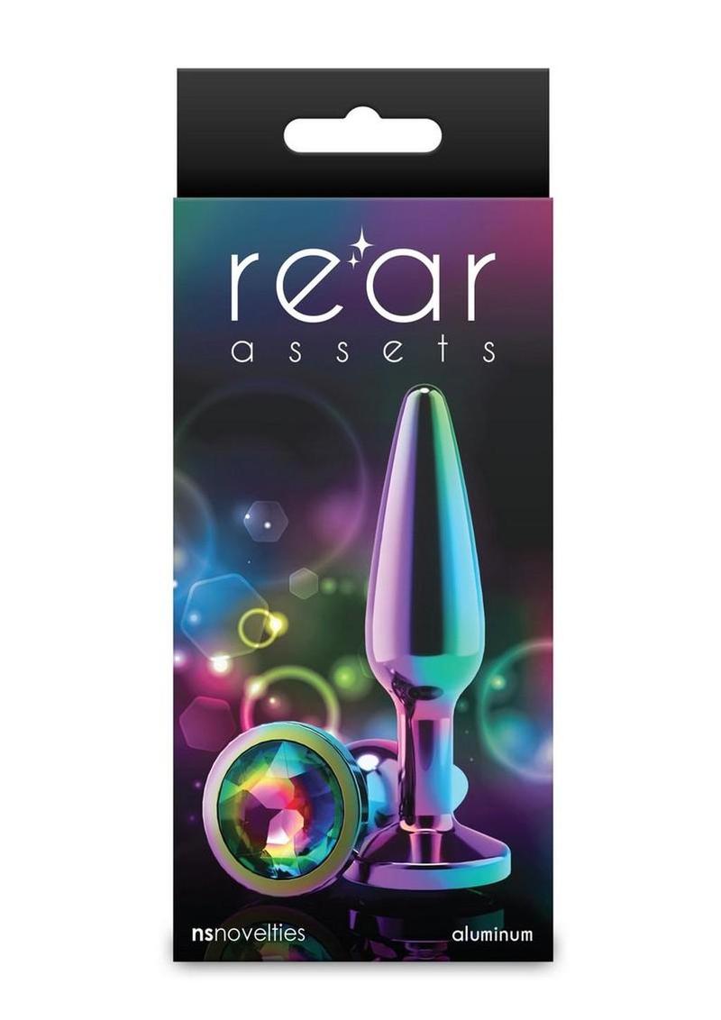 Rear Assets Chrome Tapered Anal Plug - Multicolor - Medium