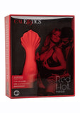 Red Hot Fuego Rechargeable Silicone Massager - Red