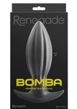 Renegade Bomba Silicone Anal Plug - Black - Large