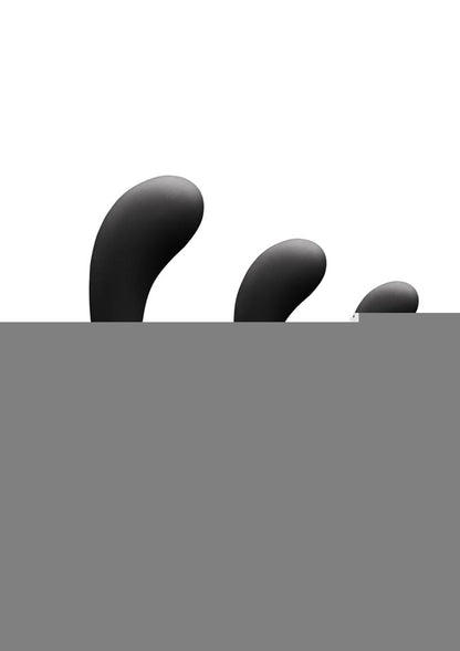 Renegade P-Spot Kit Silicone Anal Plugs - Black - Set Of 3