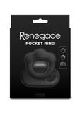 Renegade Rocket Ring Rechargeable Silicone Cock Ring and Ball Stretcher with Remote Control