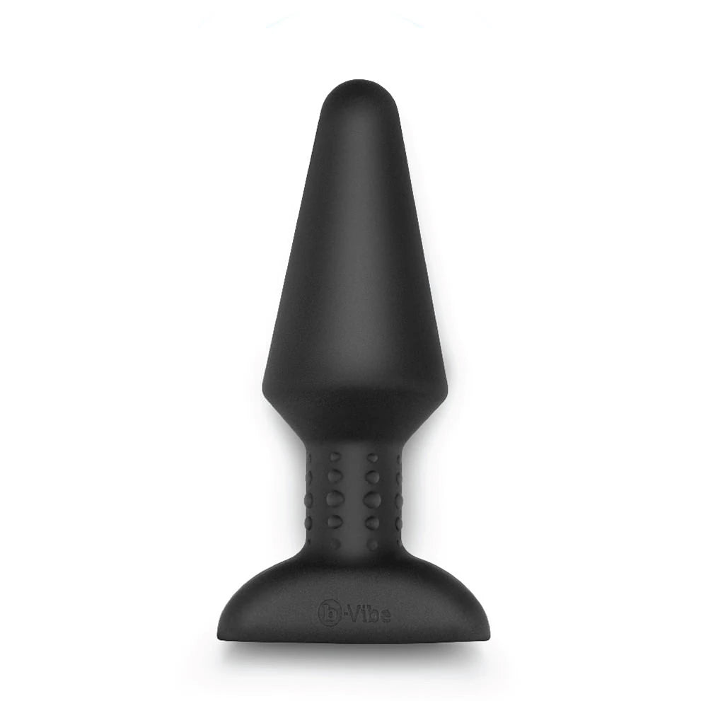 b-Vibe Rimming XL Rotating and Vibrating Remote Control Plug Black