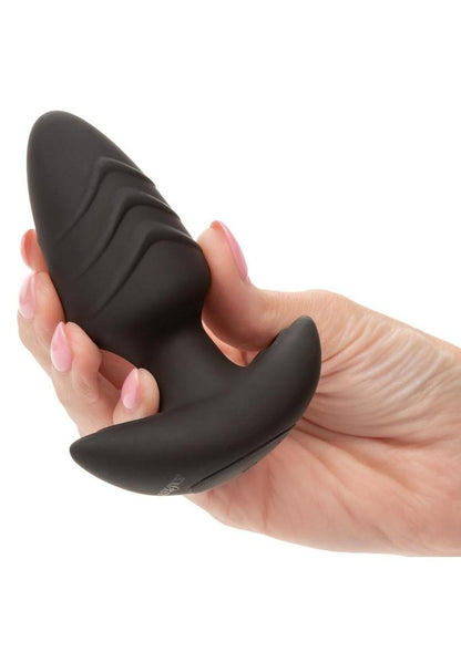 Rock Bottom Vibrating Rotating Probe Rechargeable Silicone Anal Vibrator