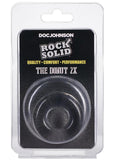 Rock Solid The 2x Donut Cock Ring - Clear - XXLarge