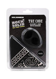 Rock Solid The Code Silicone Cock Ring with Bandana - Black