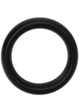 Rock Solid The Silicone Collar Cock Ring - Black - Large