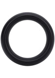 Rock Solid The Silicone Collar Cock Ring - Black - Medium