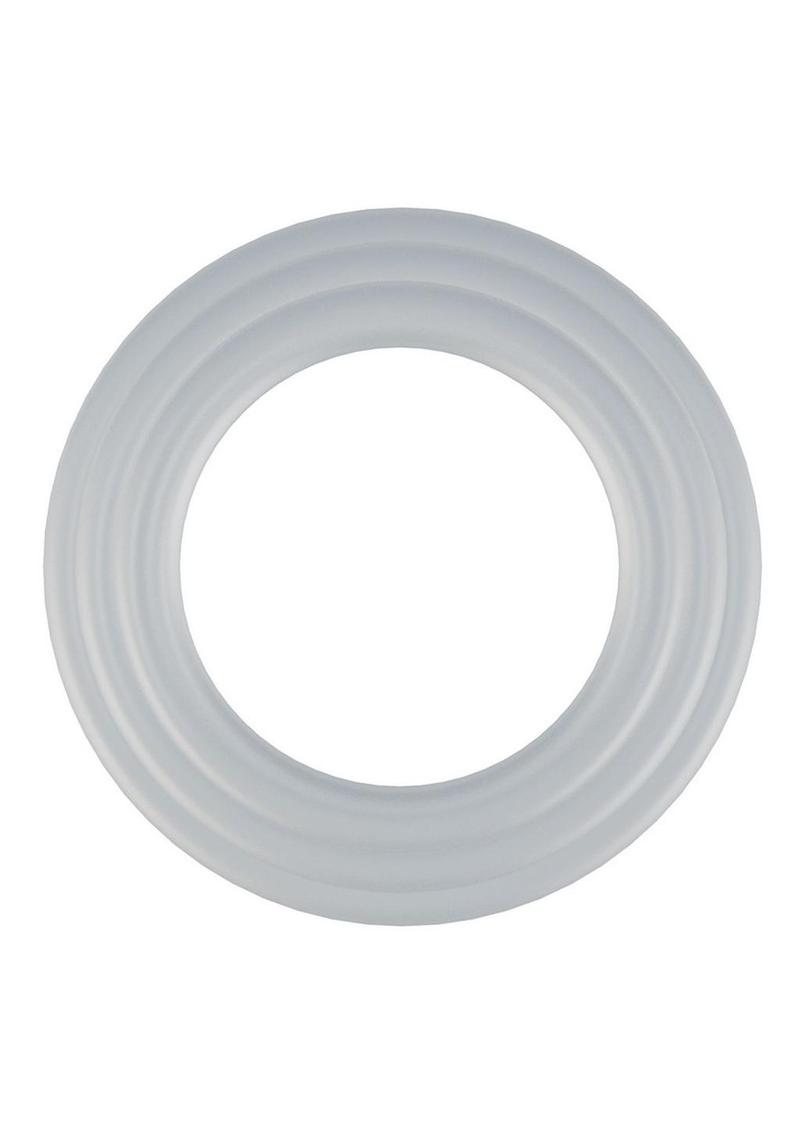 Rock Solid Tri-Pack Silicone Gasket Cock Ring - White