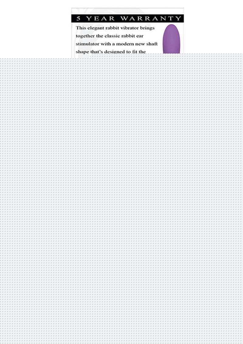 Romantic Rabbit Rechargeable Silicone Vibrator with Dual Motors