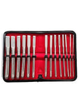 Rouge Hegar Stainless Steel Uterine Dilator - Silver - 14 Piece Set/Set
