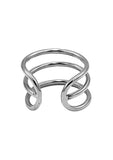 Rouge Stainless Steel Triple Wire Glans Ring