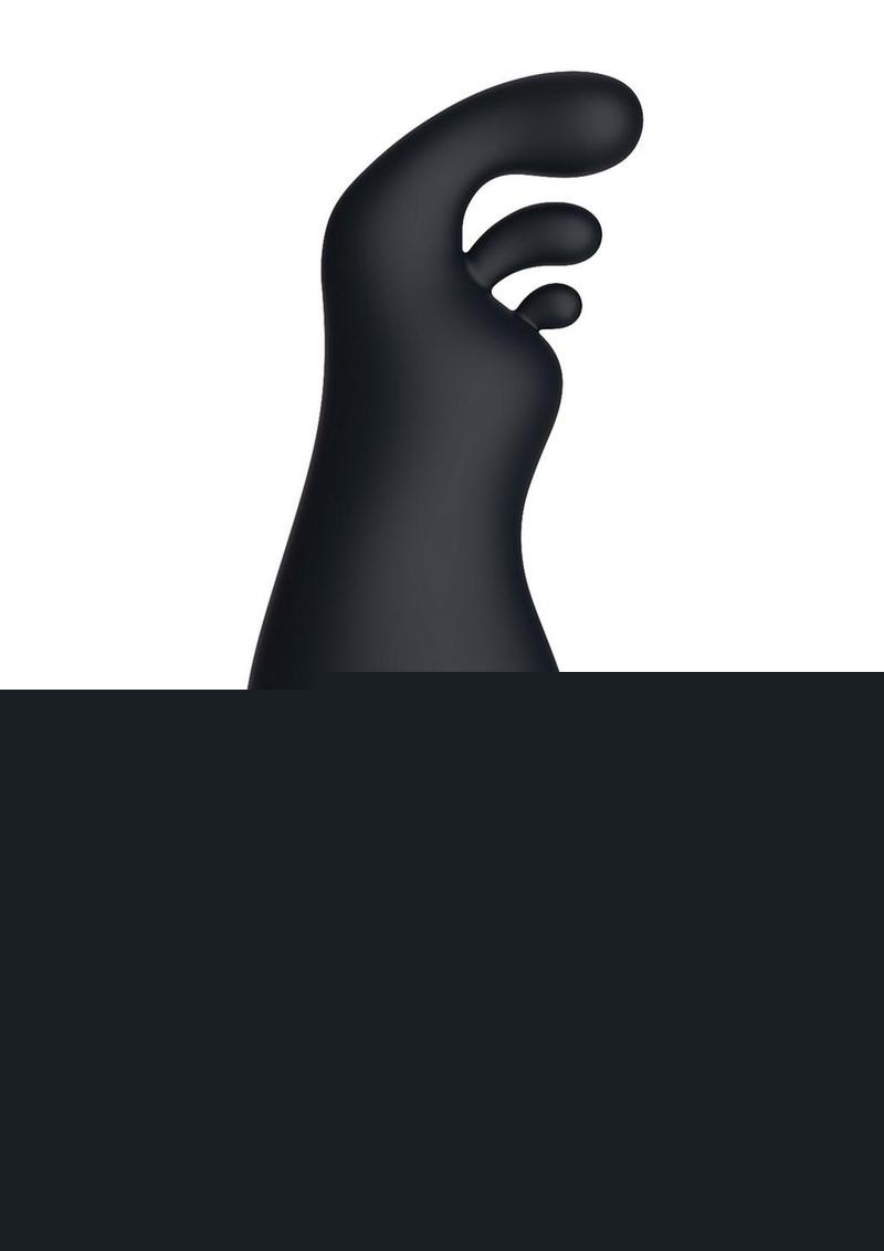 Royal Gems Exquisite Silicone Rechargeable Bullet - Black