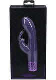 Royal Gems Royal Rabbit Rechargeable Silicone Vibrator - Purple