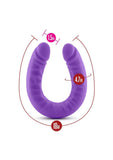 Ruse Silicone Slim Double Dong Dildo