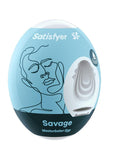 Satisfyer Masturbator Egg 3 Pack Set (Savage - Blue