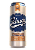 Schag's Luscious Lager Beer Can Stroker - Frosted - White