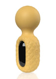 Screaming O Rebound Rechargeable Silicone Compact Power Wand - Bumblee - Yellow