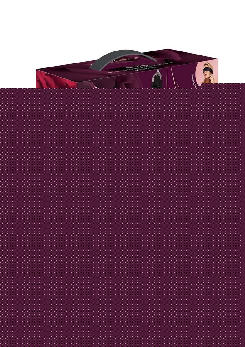 Secret Kisses Rosegasm Pleasure Swing with Satin Blindfold - Black/Red