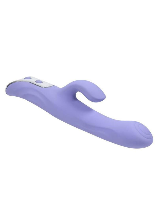 Selopa Lavender Love Rechargeable Silicone Dual Vibrator - Purple