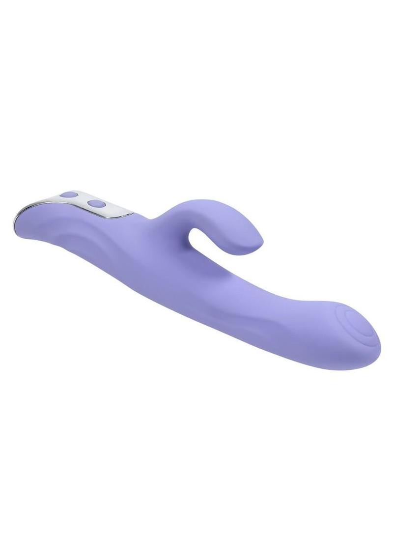 Selopa Lavender Love Rechargeable Silicone Dual Vibrator - Purple