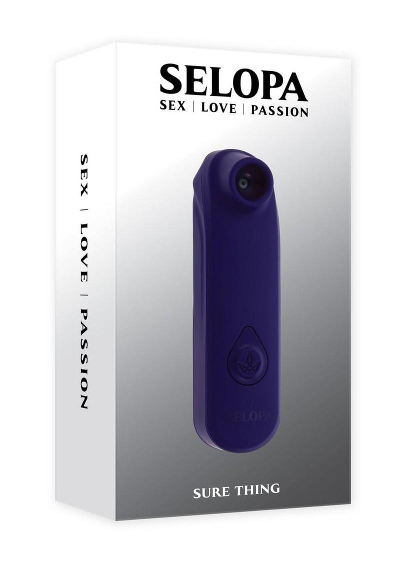 Selopa Sure Thing Silicone Clitoral Stimulator - Purple