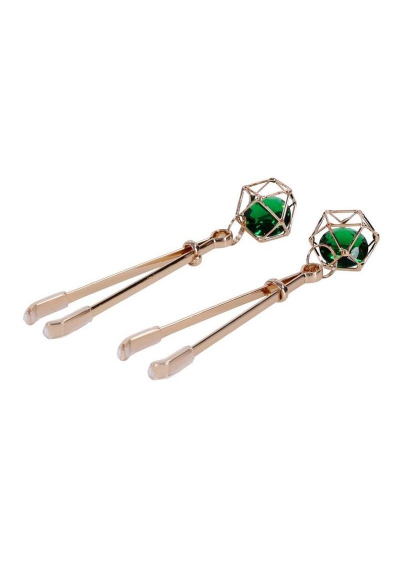 Sex and Mischief Indica Crystal Nipple Clips