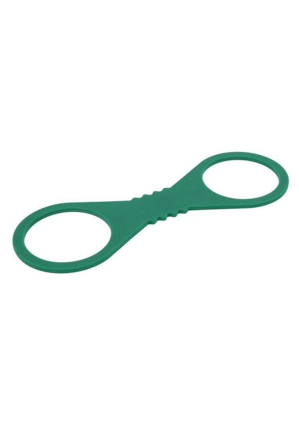 Sex and Mischief Indica Silicone Cuffs - Green - Large