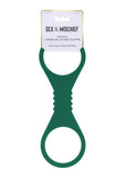 Sex and Mischief Indica Silicone Cuffs - Green - Large