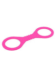 Sex and Mischief Silicone Cuffs - Hot Pink/Pink - Small