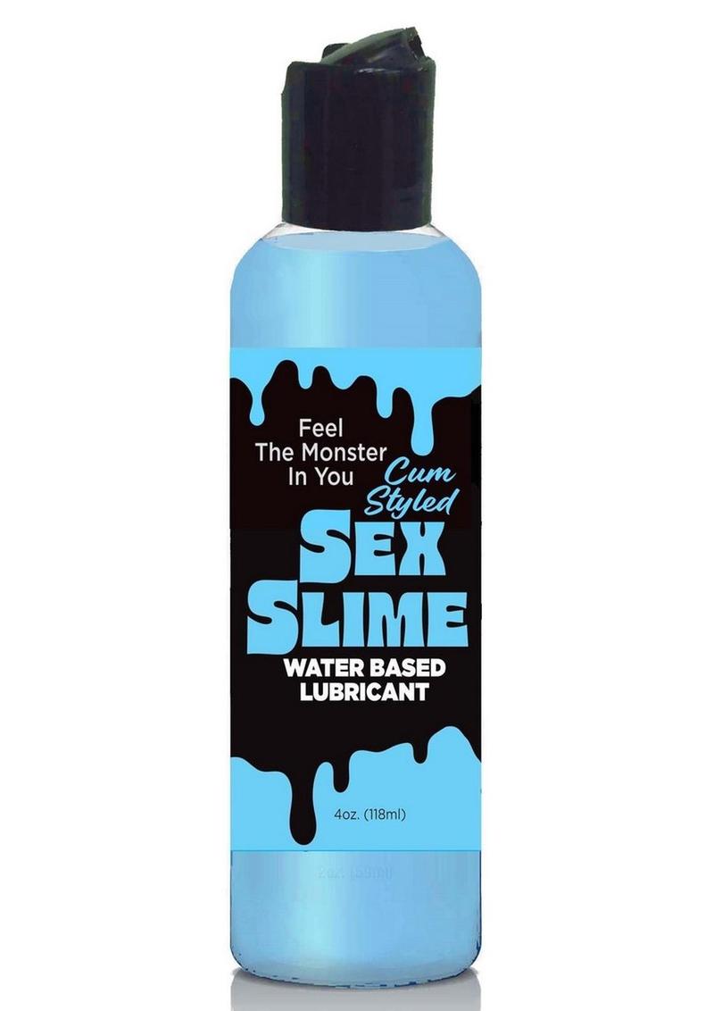 Sex Slime Cum Styled Water Based Lubricant - Blue - 4oz