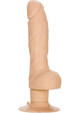 Shower Stud Super Stud Vibrating Dildo - Vanilla/White