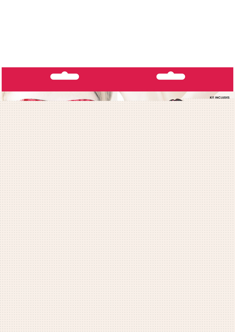 Sinful Bondage Vinyl Kit - Pink - Set Of 4