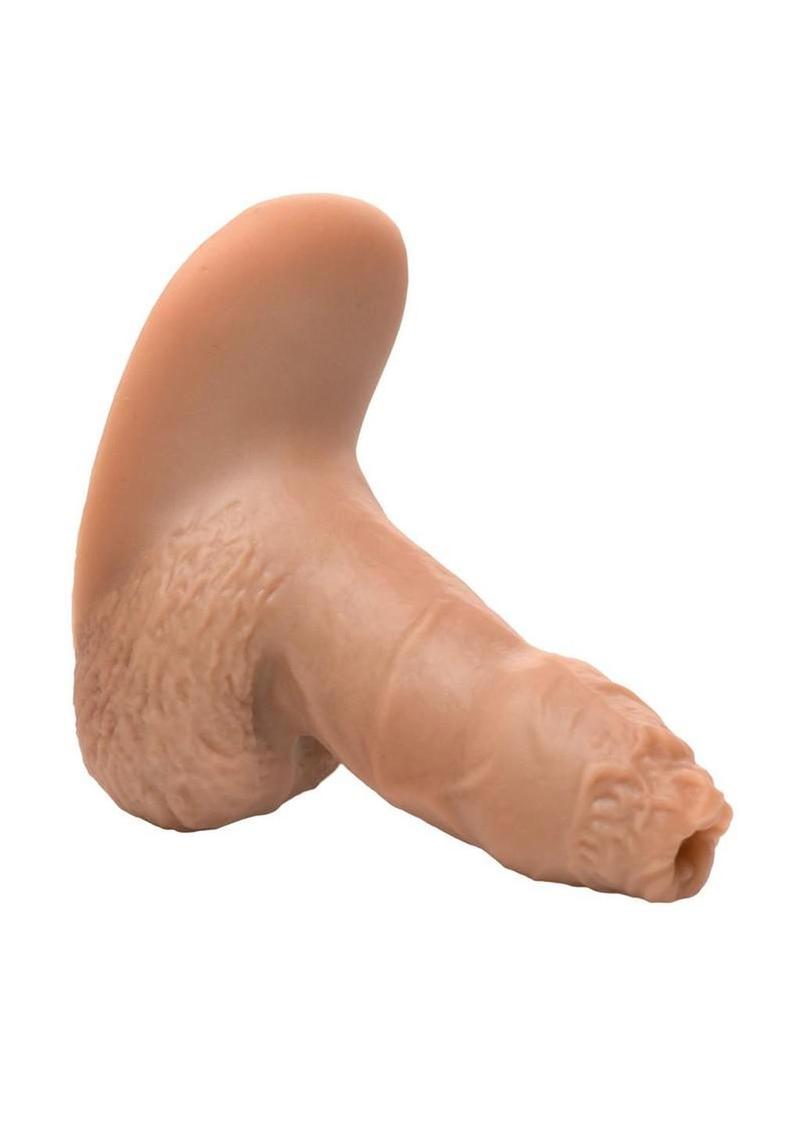 Strap U Uncut Packer Silicone 5.1in Dildo