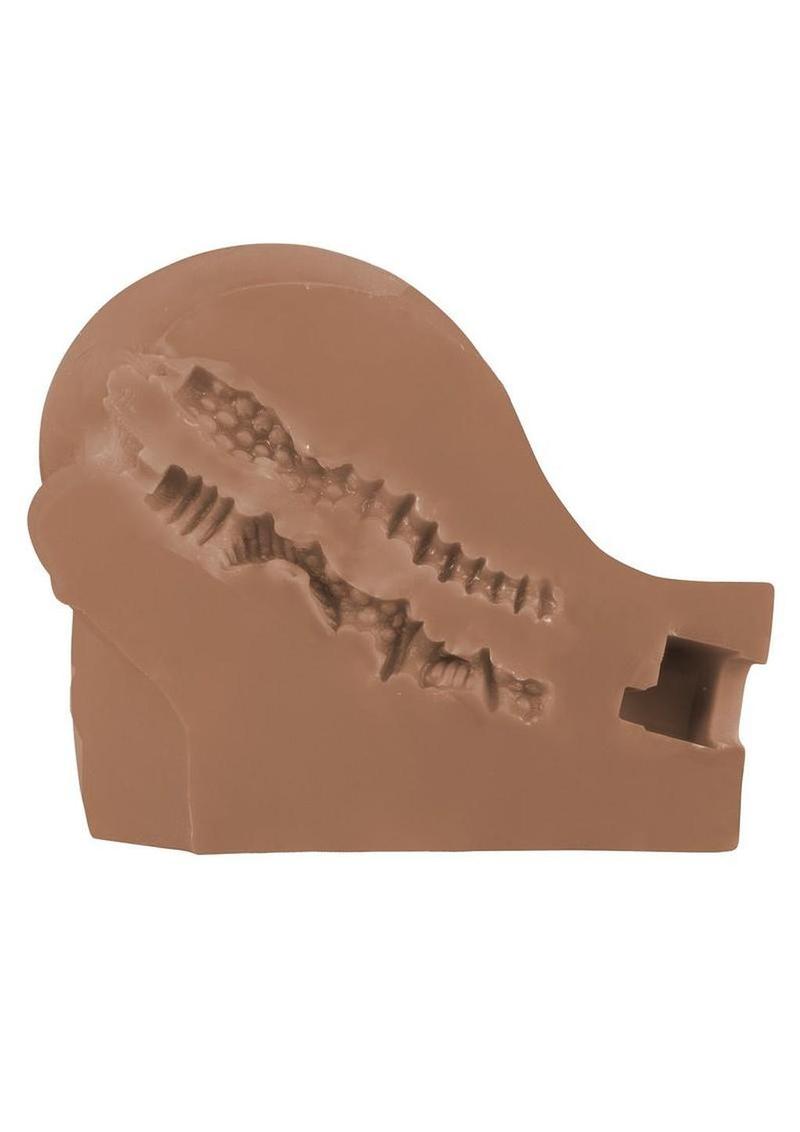 Stroke It Vibrating Twerking Rechargeable BBL Masturbator - Pussy and Ass